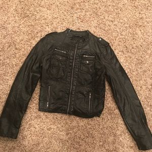 Black Target leather jacket size small!